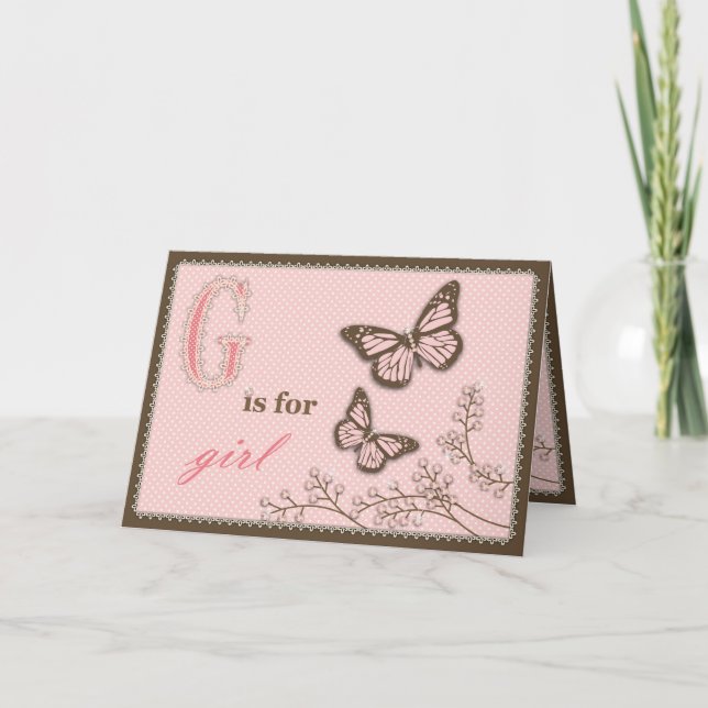 G is for Girl Card (Front)