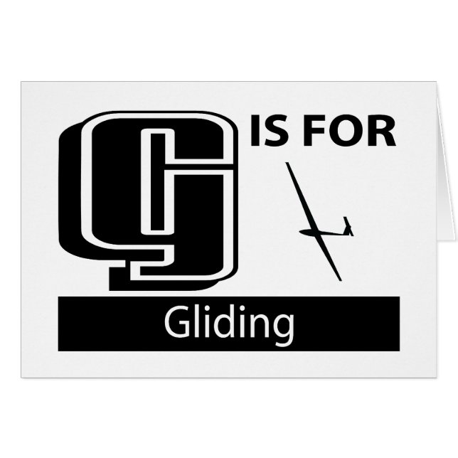 G Is For Gliding (Front Horizontal)