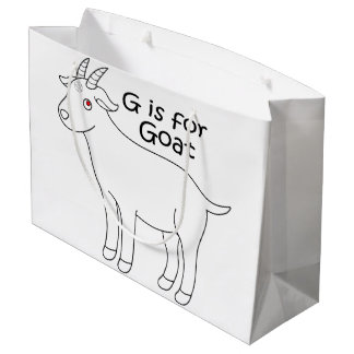 G is for Goat gift bag