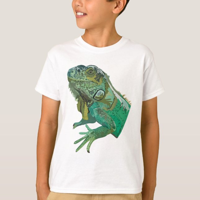 G is for Green Iguana  T-Shirt (Front)