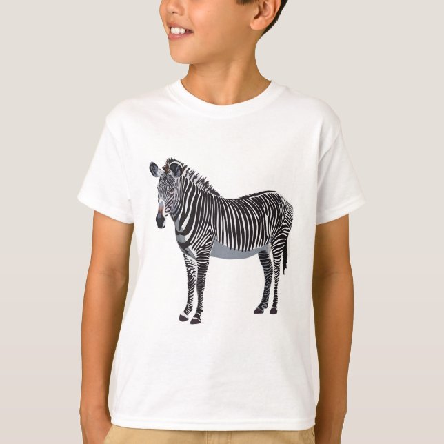 G is for Grevys Zebra  T-Shirt (Front)