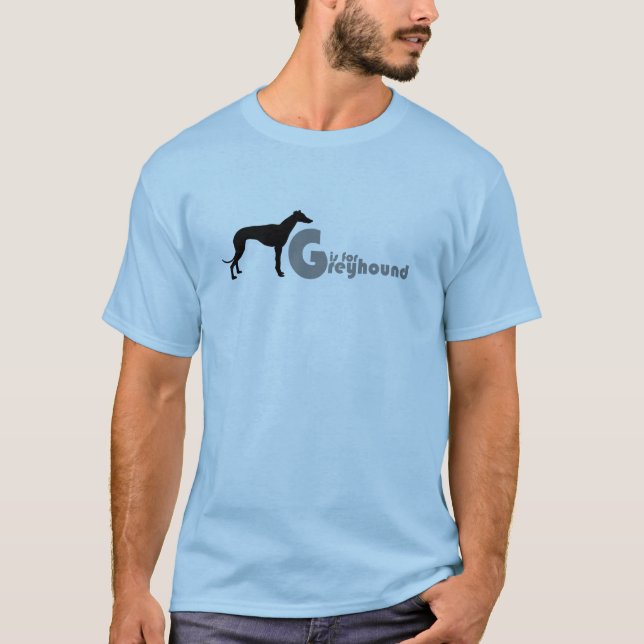 G is for greyhound shirt (Front)