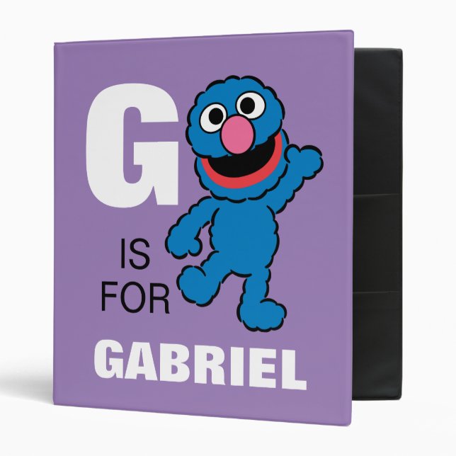 G is for Grover | Add Your Name Binder (Front/Inside)