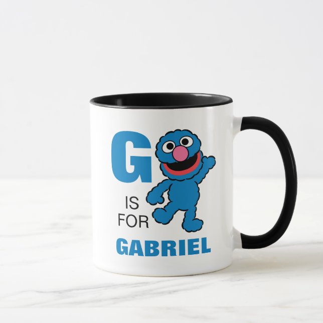 G is for Grover | Add Your Name Mug (Right)