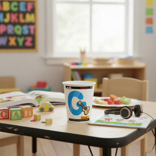 G Is For Guitar Paper Cups