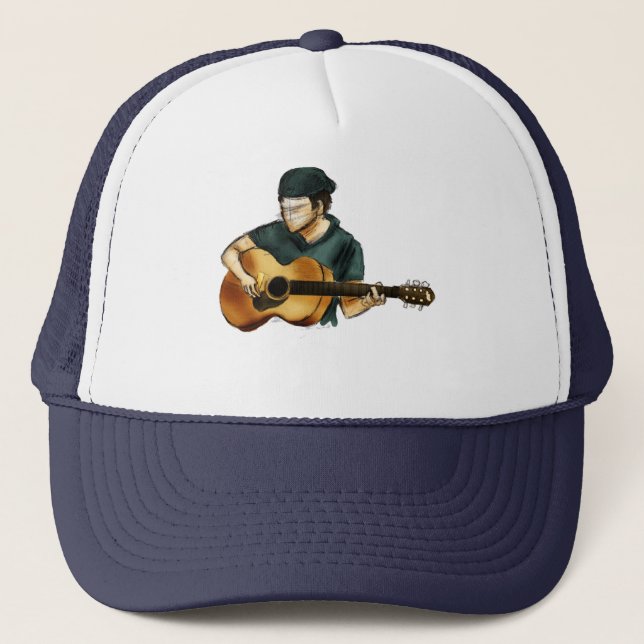G is for Guitar Trucker Hat (Front)