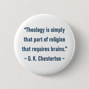 G. K. Chesterton 2 Inch Round Button
