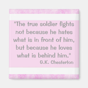 G.K Chesterton Quote Magnet
