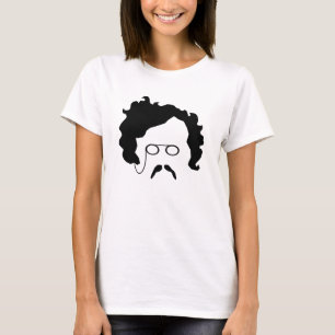 G K Chesterton's Moustache womens shirt