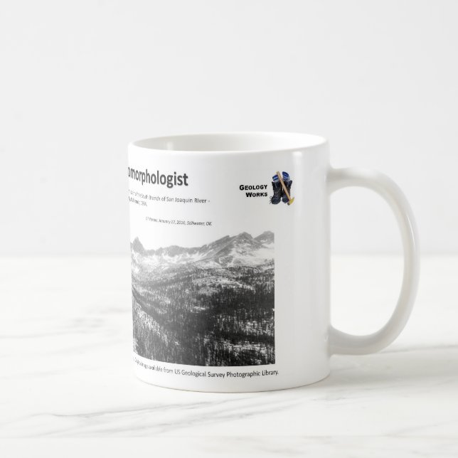 G K Gilbert VI - Pioneering Geomorphologist Coffee Mug (Right)
