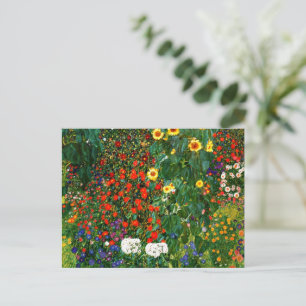 G. Klimt: Flower Garden, Postcard