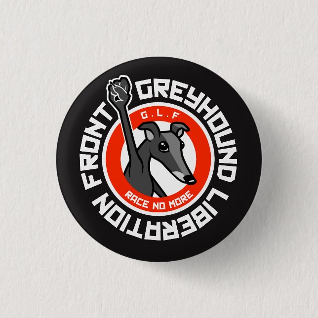 G.L.F (Dark) 1 Inch Round Button (Front)