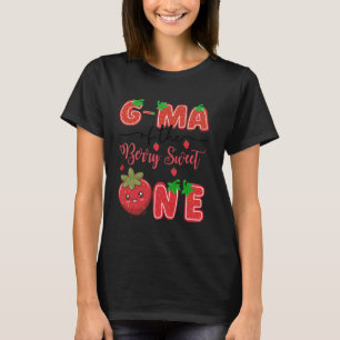 G-Ma Of The Berry Sweet One Strawberry 1St Birthda T-Shirt