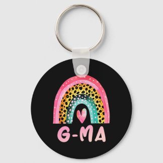 G-Ma Rainbow Mothers Day Love Cute Funny Gma Keychain