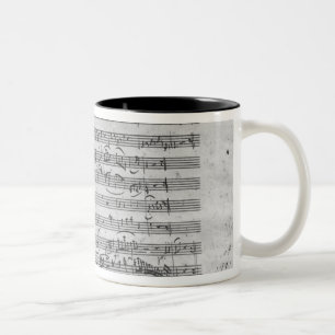 G major for violin, harpsichord and violoncello 3 Two-Tone coffee mug