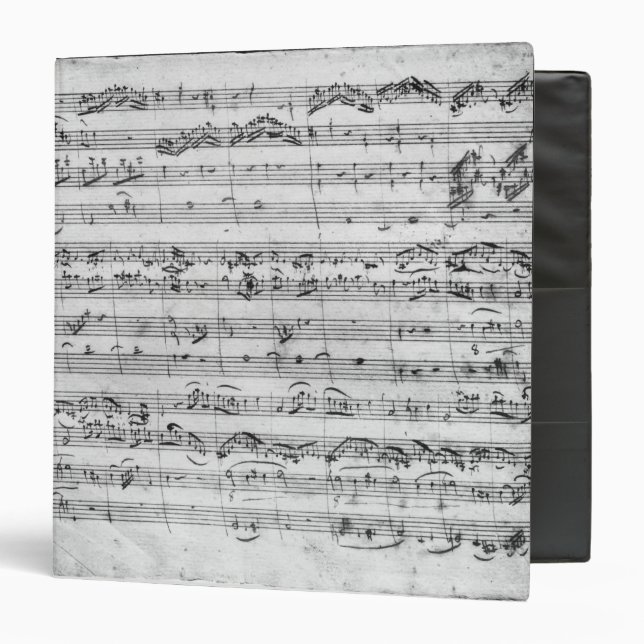 G major for violin, harpsichord and violoncello binder (Front/Inside)