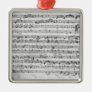 G major for violin, harpsichord and violoncello metal ornament