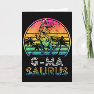 G-masaurus Dinosaur G-ma Saurus Family Matching Ti Card