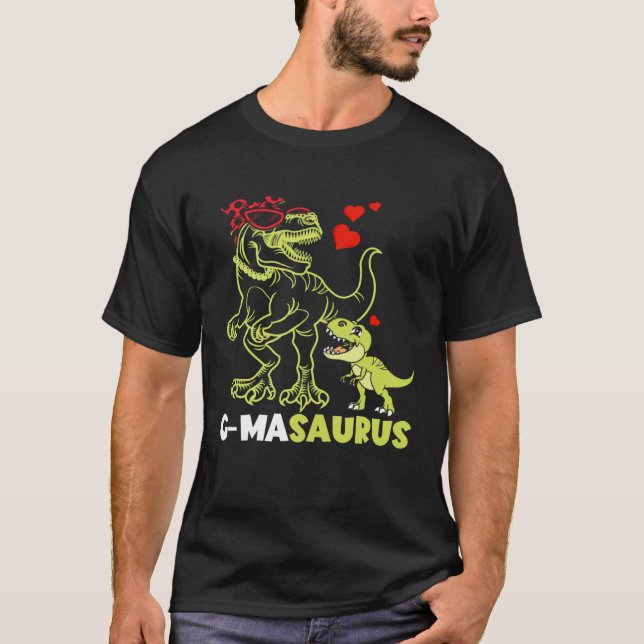 G masaurus G Ma Dinosaur Rex  Mother s Day T-Shirt (Front)