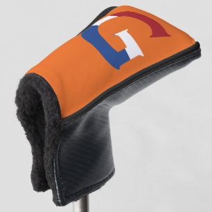G Monogram overlaid on NLD Flag on or pccnt Golf Head Cover