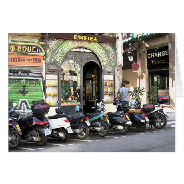 g/nc Barcelona La Rambla Scooters (Front Horizontal)