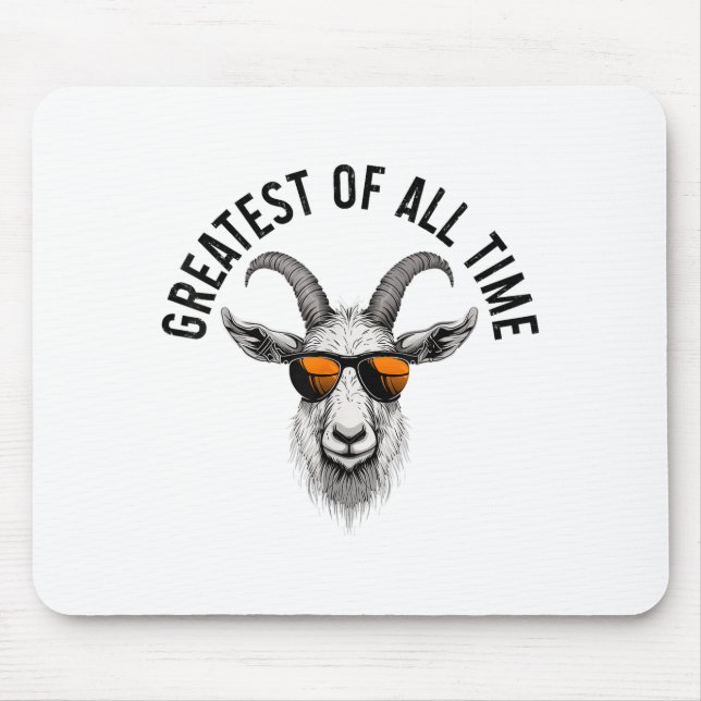 G.o.a.t. Funny Goat Lover Farm Animal Farmer  Mouse Pad (Front)