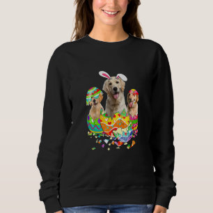 G O L D E N Retriever Bunny Happy Easter Dog Sweatshirt