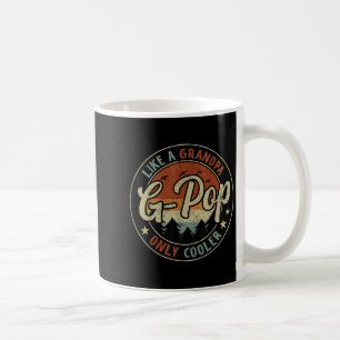 G-p Like A Grandpa Only Cooler Vintage Retro Fathe Coffee Mug