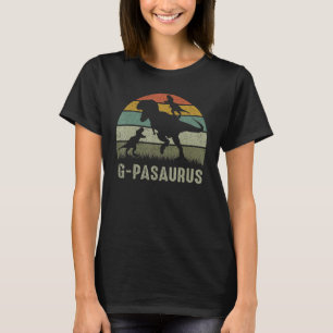 G Pa Dinosaur Rex Grandpasaurus 2 Kids Family Matc T-Shirt