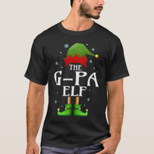 G Pa Elf Xmas Matching Family Group Christmas Gran T-Shirt