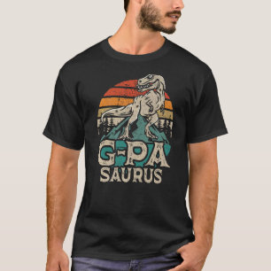 G Pasaurus Dinosaur Grandpa G Pa Saurus Father's D T-Shirt