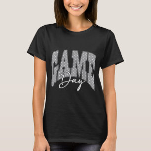 G Polka Dot Game Day Football Touchdown Season T-Shirt