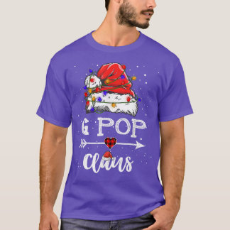 G Pop Claus Christmas Light Pajama Family Matching T-Shirt