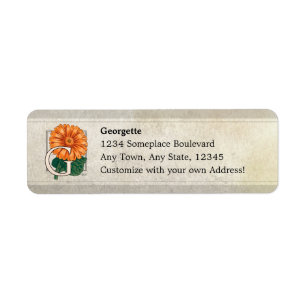 G pour Gerberas Floral Monogramme