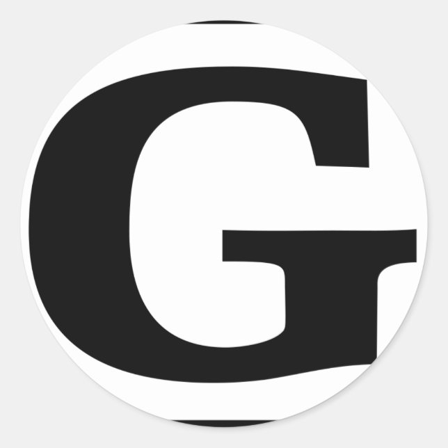 G Rated Classic Round Sticker (Front)