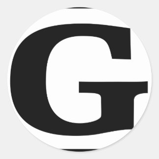 G Rated Classic Round Sticker