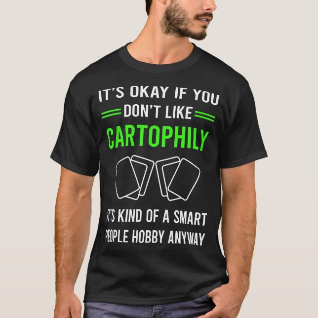 G Smart People Cartophily Cartophilist T-Shirt (Front)