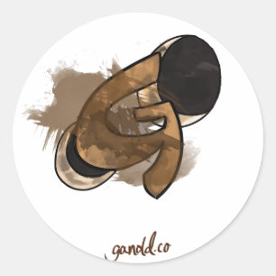 "G" the Sticker! Classic Round Sticker