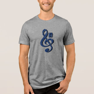 G# Treble Clef T-Shirt Tri-Blend Shirt
