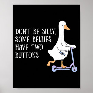 G-Tube Awareness Silly Goose Tubie Mom Feeding Poster