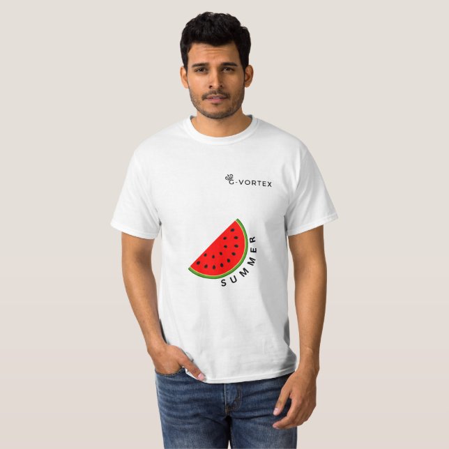G-VORTEX ,SUMMER WATERMELON T-SHIRT (Front Full)