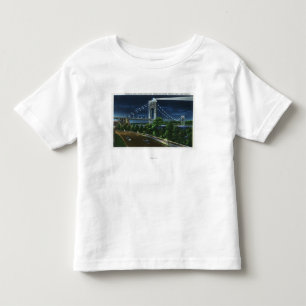 G. Washington Bridge, Hudson at Night Toddler T-shirt