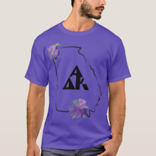 GA Alpha Delta Kappa Tshirt foncé avec lettres no