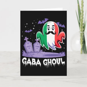 Ga Ghoul Italy Ghost Deli Meat Spooky Italian Hall Card