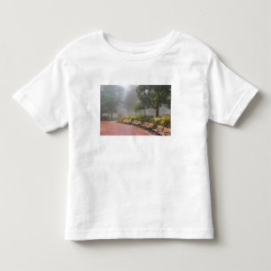 GA Savannah, Azaleas along brick sidewalk and Toddler T-shirt