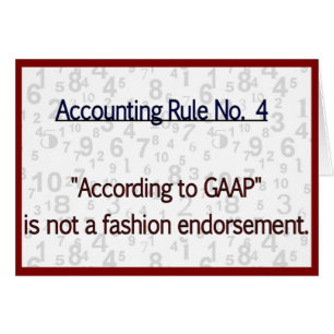 GAAP de règles comptables