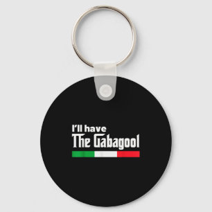 Gabagool Italy For Italians Cacola Nj New Jersey  Keychain