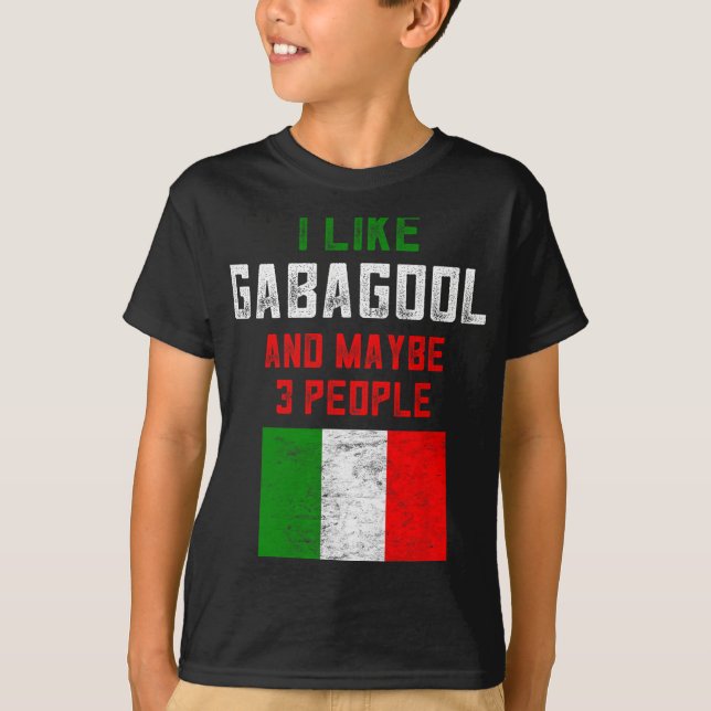 Gabagool Shirt Men New Jersey Meat Lover Italian C (Front)