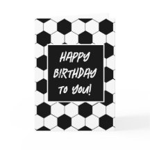 Gabarit de carte de vœux avec motif de ballon de f