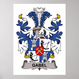 Gabel Family Crest Poster